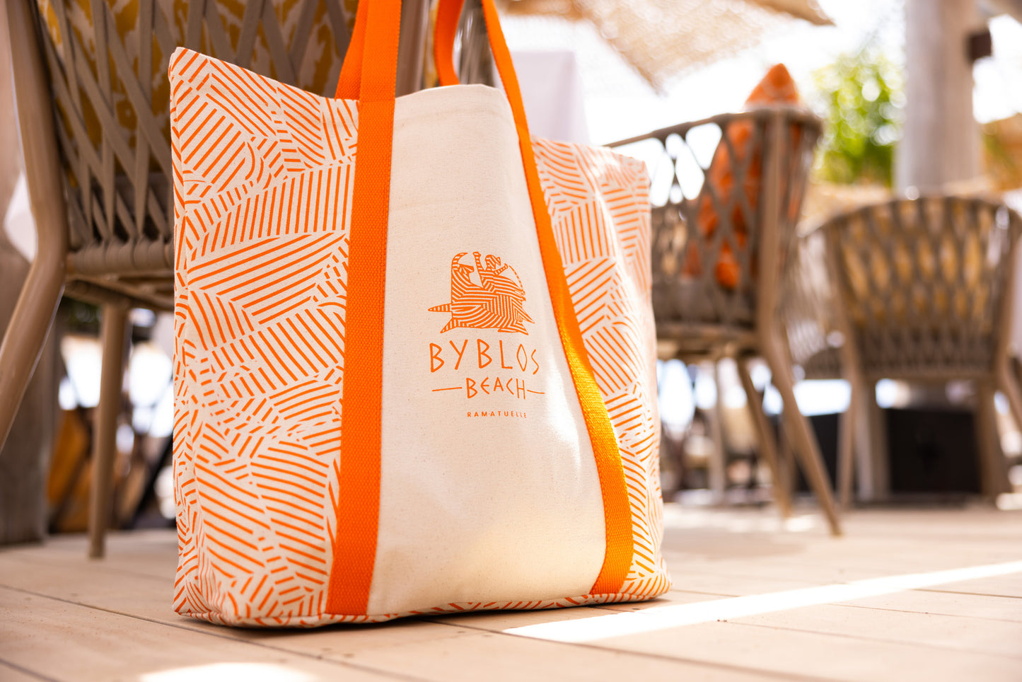 BYBLOS BEACH TOTE BAG