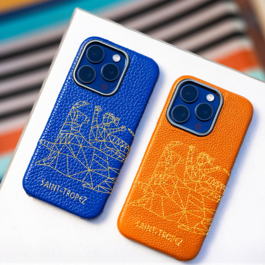 Byblos iPhone cases, in calfskin