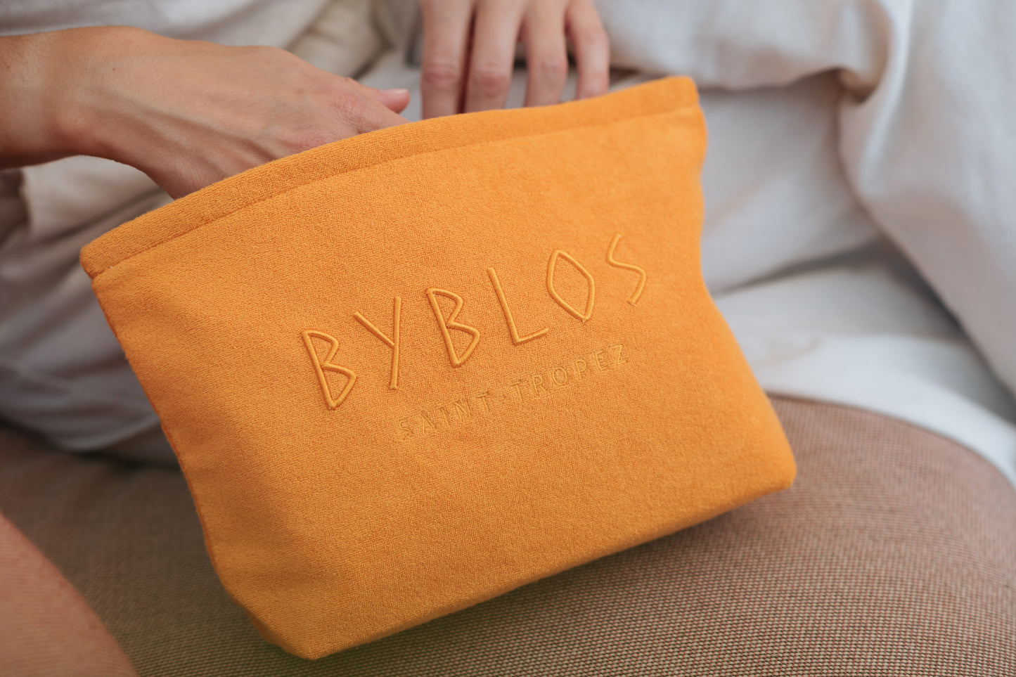 BYBLOS TERRYCLOTH POUCH 